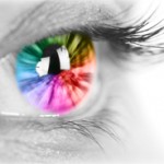 Colorful eye